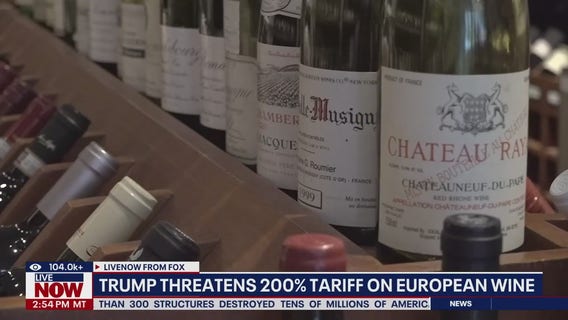 EU postpones US trade tariffs after Trump warns of 200% tax on European wine